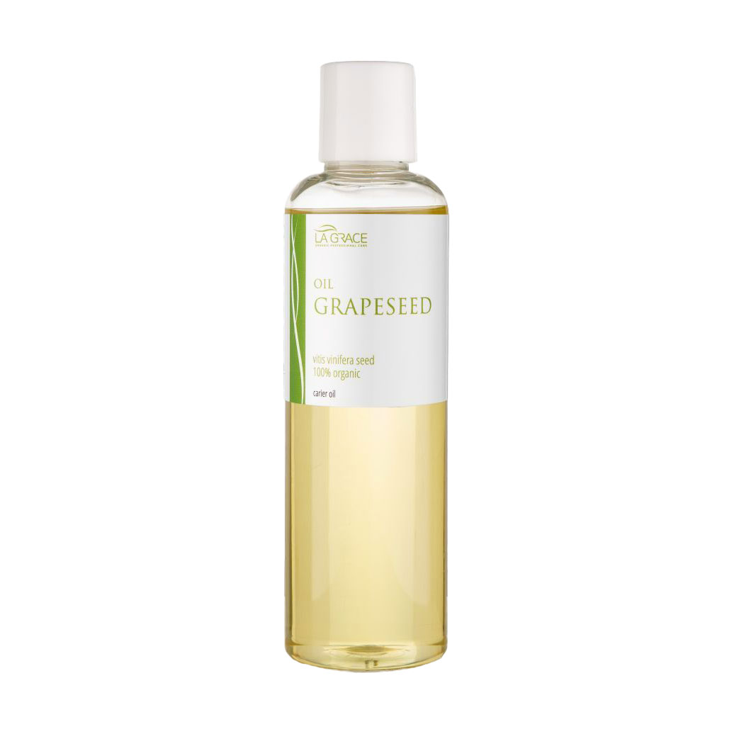Масажна олія для тіла La Grace Grapeseed Oil, 200 мл